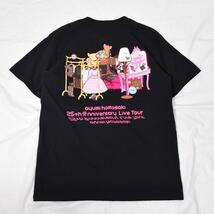 極美品 浜崎あゆみ ayumi hamasaki 25th anniversary LIVE TOUR 両面プリント Tシャツ 黒 L ユニセックス 25周年記念 ライブツアー_画像2