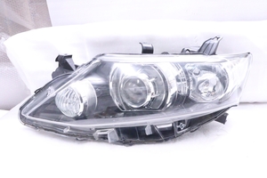 44-350★中期 HID ZRT260 アリオン★左ヘッドライト KOITO 20-452 打刻:H ユニット メッキ 純正★トヨタ (RO)