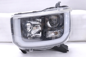 44-590★LED LA700S ウェイク★左ヘッドライト STANLEY W2664 打刻:A1 ユニット ブラック 純正★ダイハツ (RO)