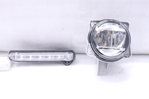 44-537★美品★LED A200S ロッキー★右フォグランプ KOITO 114-11092/22605 打刻:DR/TL/ムR ASSY メッキ 純正★ダイハツ (DM)