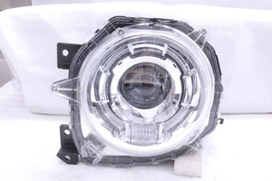 44-1253★極上品★LED JB64W ジムニー★左ヘッドライト 100-5938G 打刻:3R ASSY メッキ 純正★スズキ (KK)