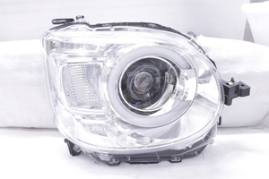 44-2268★美品★LED LA850S ムーヴキャンバス★右ヘッドライト KOITO 100-6908D 打刻:RR ASSY メッキ 純正★ダイハツ