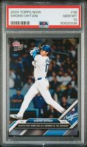 Topps Now 大谷翔平 2024 Dodgers 限定販売カードShohei Ohtani psa10 PSA鑑定 GEM MINT Los Angeles 1円出品 オークション_画像1