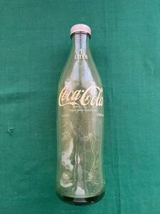 管Y2404★コカコーラ★Coca-Cola★瓶★びん★ビン★1リットル★１LITER★ビンテージ★当時物★昭和レトロ★貯金箱仕様