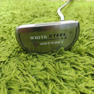 ジャンク品 オデッセイ WHITE STEEL ♯5 パター 33インチ