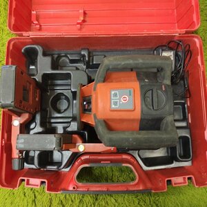 中古品 ★ ヒルティ 回転レーザーレベル PRE3 受光器2個付き 内蔵バッテリー・充電器付き ★ HILTI