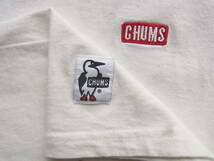 CHUMS チャムス バックプリント　Tシャツ　サイズ XS 　ホワイトベース 薄く汚れ有り_画像3