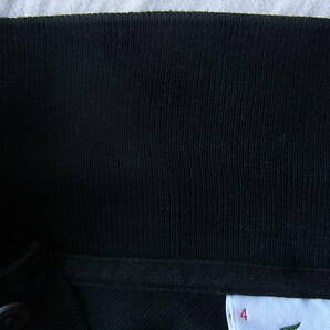 LACOSTE ラコステ 鹿の子素材 定番ポロシャツ 型番 L1212X サイズ 4 日本製 ブラックの画像5