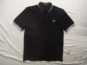 FRED PERRY フレッドペリー　ライン入りポロシャツ　サイズ S 日本製