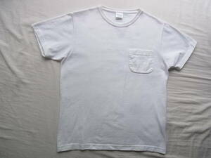 CAMBER キャンバー　度詰め天竺　ポケット付きTシャツ　サイズ MEDIUM ホワイト　MADE IN USA