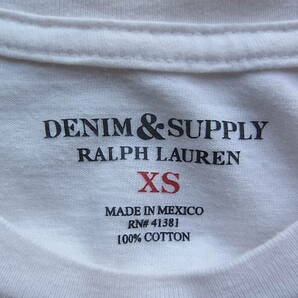 Ralph laulen ラルフ ローレン DENIM & SUPPLY デニム & サプライ ハワイアンプリント Tシャツ サイズ XS オフベージュ系の画像4