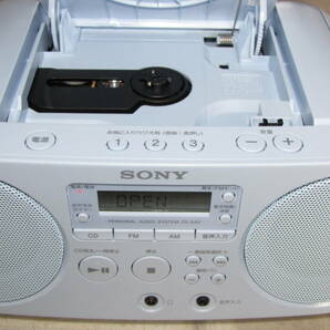 ワイドFM対応 SONY PERSONAL AUDIO SYSTEM FM/AM CD-R/RW PLAYBACK MP3 ZS-S40(L)の画像6