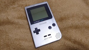 ジャンク 任天堂 Nintendo GAME BOY LIGHT ニンテンドー ゲームボーイライト 本体 MGB-101 シルバー