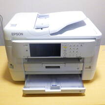 【動作品】EPSON エプソン インクジェットプリンター 複合機 PX-M5081F A3印刷可 ファックス スキャン 交換インク全色複数付き_画像1