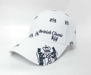 新品即決 British Classic マーカー付キャップ ホワイト