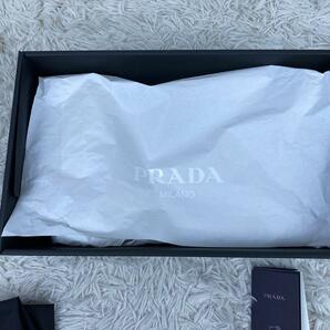 1円〜【新品未使用】PRADA プラダ ロゴ ビジネスシューズ スエード レザー ビジネスシューズ ローファー デッキシューズ 付属品完備の画像9