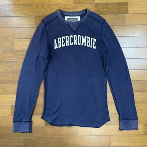 Abercrombie&Fitch Abercrombie and Fitch long T Logo old clothes M retro MUSCLE vintagefe-do