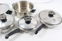 【ト静】★ Seal-O-Matic temp-tone お鍋 まとめ テンプトーン STAINLESS STEEL キッチン用品 調理機器 中古現状品 画像参照 GC665GCG11_画像2