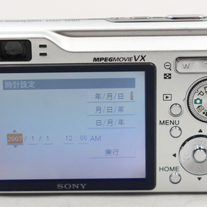 【ト静】 ★ SONY ソニー Cyber-shot DSC-W80 コンパクトデジタルカメラ デジカメ 通電のみ確認済み 中古現状品 BC-CSGC GC665GCG13の画像3
