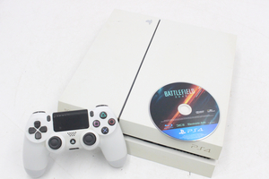 [to quiet ] * PlayStation 4 PS4 game machine body CUH-1200A white SONY wireless controller CUH-ZCT2J used present condition goods GC675GCG15