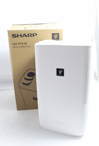 【ト静】 ★ SHARP シャープ 加熱気化式加湿器 HV-P75-W 加湿器 ホワイト 2021年製 中古現状品 通電確認済み GA594GCG24