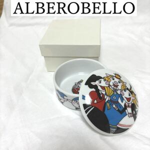 ALBEROBELLO　アルベロベロ　ブタさん　陶器製　小物入れ　蓋つき