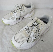 adidas Originals for emmi FALCON（アディダス オリジナルス ファルコン ウィメンズ）（EE9696） 白　wm25.5㎝ US8.5　2018年製　ok2402B_画像3