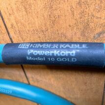 キンバーケーブル/PK 10 Gold 1.8m/電源ケーブル/ Kimber Cable PK 10 Gold Power Cable_画像2