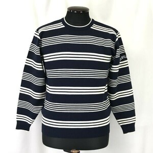 ジャンセン/Jantzen★ボーダー柄セーター【メンズM/紺/navy/白/white】sweater/小杉産業 正規代理店タグ/JAPAN limited◆pBH371