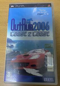 * overseas edition *PSP* OutRun 2006: Coast 2 Coast out Ran not yet sale in Japan used rare 