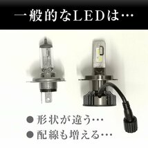 EZ RB3 RB4 オデッセイ H4 LEDヘッドライト H4 Hi/Lo 車検対応 H4 12V 24V H4 LEDバルブ LUMRAN EZ ヘッドランプ ルムラン 前期後期_画像6