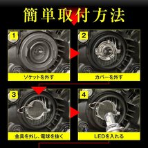 インプレッサGC GD GF GG H4 LEDヘッドライト H4 Hi/Lo 車検対応 H4 12V 24V H4 LEDバルブ LUMRAN ヘッドランプ ルムラン 後期_画像7