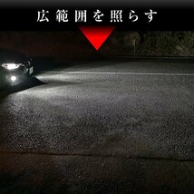 【2個セット】 LEDフォグランプ ティアナ J31系 FOG ホワイト 白 フォグライト フォグ灯 後期LEDバルブ_画像3