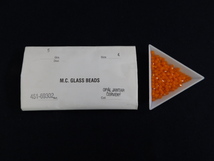 2806△未使用 チェコビーズ M.C.GLASS BEADS OPAL JANTAR CERVENY SUPERIOR CRYSTAL_画像1