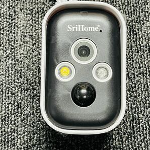 1円〜Srihome 最新 ソーラーパネル付き 防犯カメラ 200万画素 高画質 遠隔監視 動体検知 暗視撮影 彩色録画の画像4