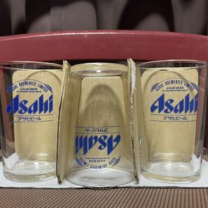 長期保管 未使用 非売品 昭和レトロ コレクション アサヒビール 6型グラス 町中華 Asahi コップ の画像2