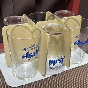 長期保管 未使用 非売品 昭和レトロ コレクション アサヒビール 6型グラス 町中華 Asahi コップ の画像1