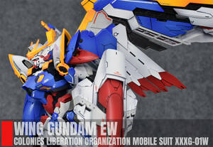 【MG 1/100 XXXG-01WE ウイングガンダム WING GUNDAM 新機動戦記ガンダムW 徹底改修塗装完成品】Aone-030 -80