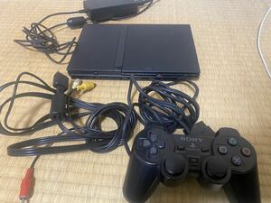 SONY playstation 2プレイステーション2 本体　ブラック　コントローラー ソニー SCPH-70000 ps2