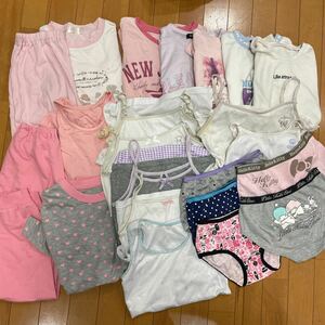 9 7 未使用品 普段用 Tシャツ パジャマ 女の子用 段ボール 匿名発送