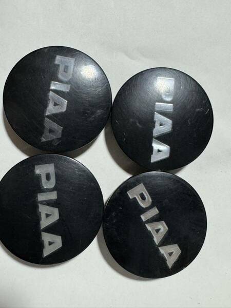 PIAA ★ ホイール センターキャップ 4個 黒 60mm PIAA 60 レーシング ピア ブラック