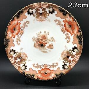 サミュエル ・ ラドフォード　キャビネット　大皿　23cm　シノワズリ　金彩　伊万里 　【 英国 アンティーク 】 