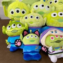 RK048)リトルグリーンメン ぬいぐるみ 大量 まとめ売り 現状品 ディズニー Disney PIXAR ピクサー トイストーリー エイリアン_画像4