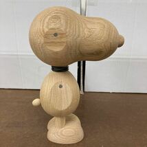 RK066) boyhood × PEANUTS スヌーピー 22cm 現状品 BEAGLE 置物 オブジェ オーク 箱無し ボーイフッド_画像9