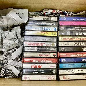 Aa053 1円スタート 80年代 洋楽 カセットテープ まとめ 72点 セット / 被りなし 80サイズ 1箱 大量 kg アメリカ製 80s 輸入 USA盤 現状品の画像10