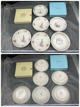 YZ550)食器 Peter Rabbit まとめ 38点 16kg 現状品 / ピーターラビット 陶器 YAMAKA wedgwood プレート 皿 マグカップ 大量 箱 カトラリー_画像7