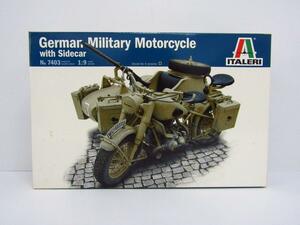 ITALERIita rely 1/9 Germany army army for side-car plastic model not yet constructed goods * TY14266
