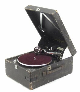 Columbia viva-tonal Grafonola G-241 portable trunk type gramophone * junk #U2458