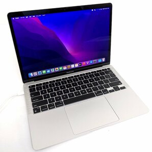 未使用 MacBook Air M1 2020 Retinaディスプレイ 13.3 M1チップ/8コア/256GB/8GB MGN93LL/A シルバー 海外モデル《A9697の画像1