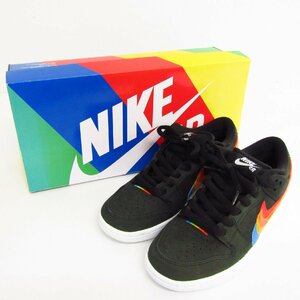 POLAROID × NIKE ナイキ SB DUNK LOW PRO QS DH7722-001 BLACK/WHITE-MULTI-COLOR SIZE:24.5cm スニーカー 靴 〓A9817